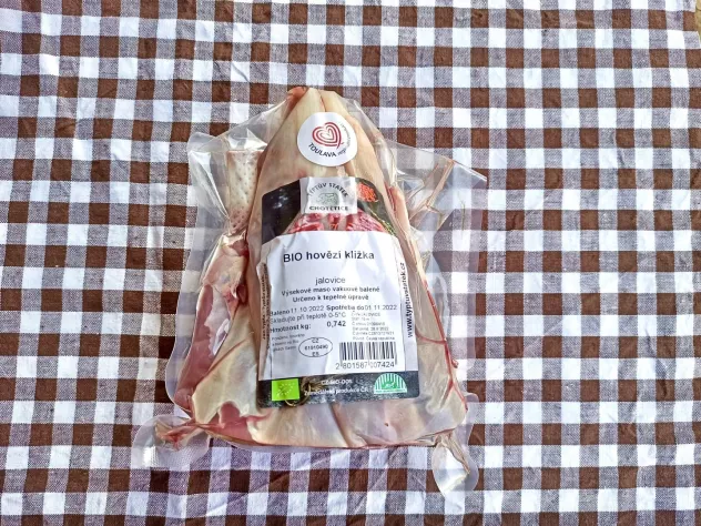 BIO hovězí kližka bez kosti, 0,6-0,8 kg