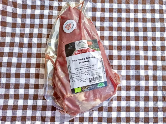 BIO hovězí falešná svíčková, 600-800 g